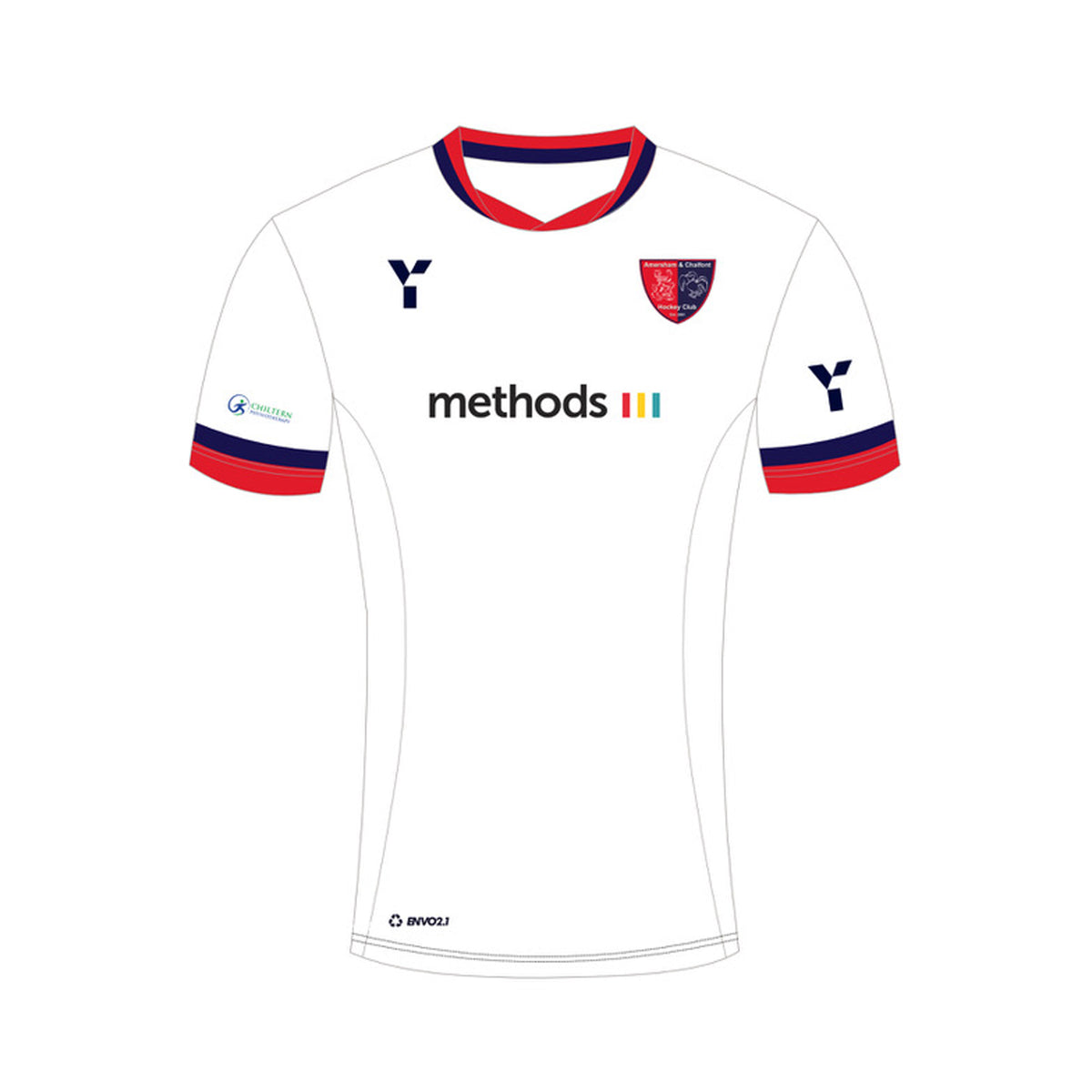 Amersham and Chalfont HC Y1 Mens Away Playing Shirt: White