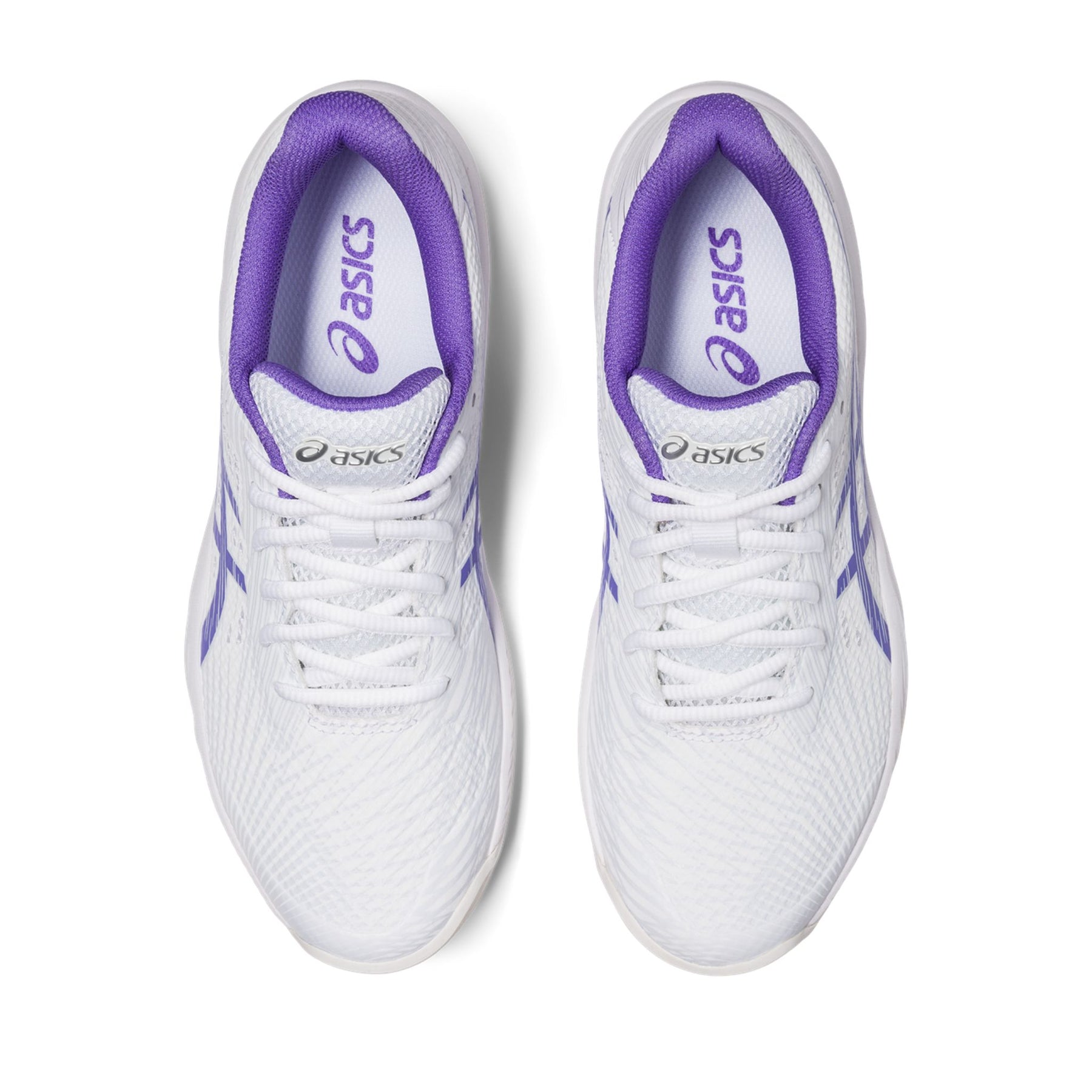 Asics Gel Game 9 Womens Tennis Shoes: White/Amethyst