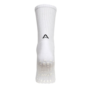 Atak Shox Midleg Grip Socks: White