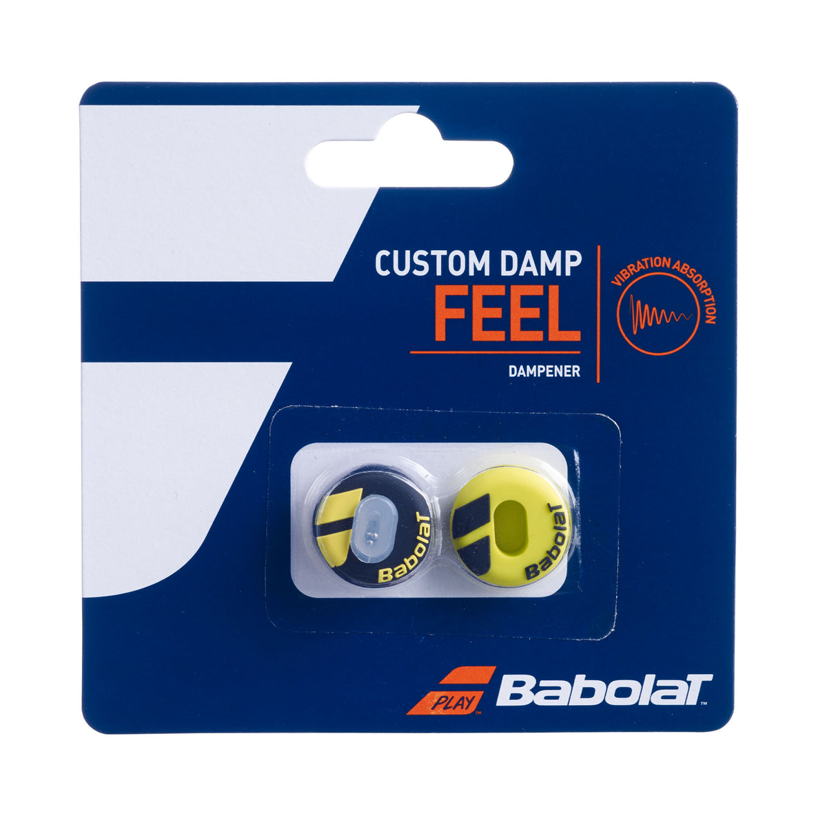Babolat Custom Damp Dampener x2: Black/Yellow