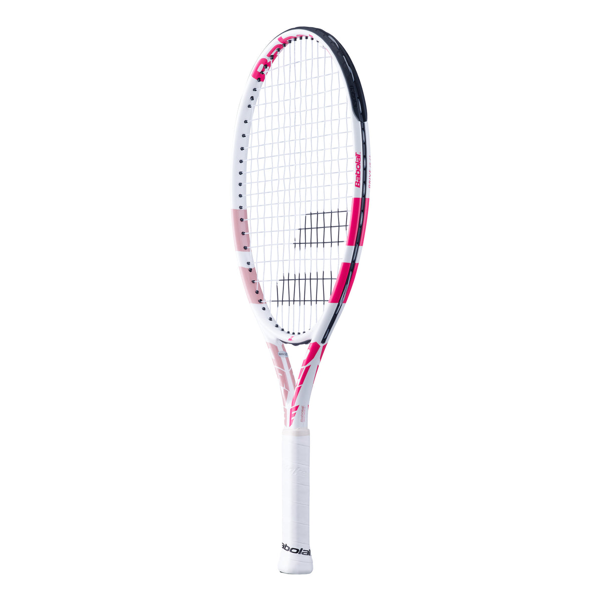 Babolat Drive Junior 23 Girl Tennis Racket: White/Pink