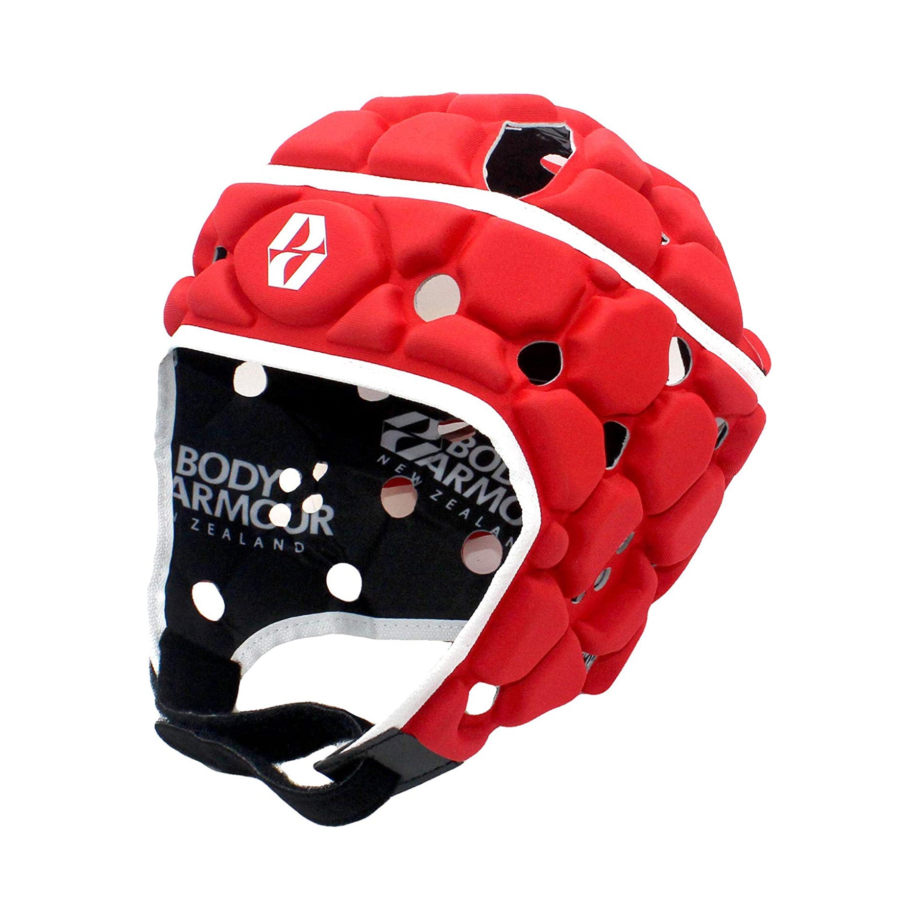 Body Armour Ventilator Headguard: Red