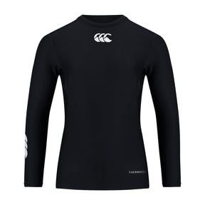 Canterbury Junior Unisex Thermoreg Long Sleeve Top: Black