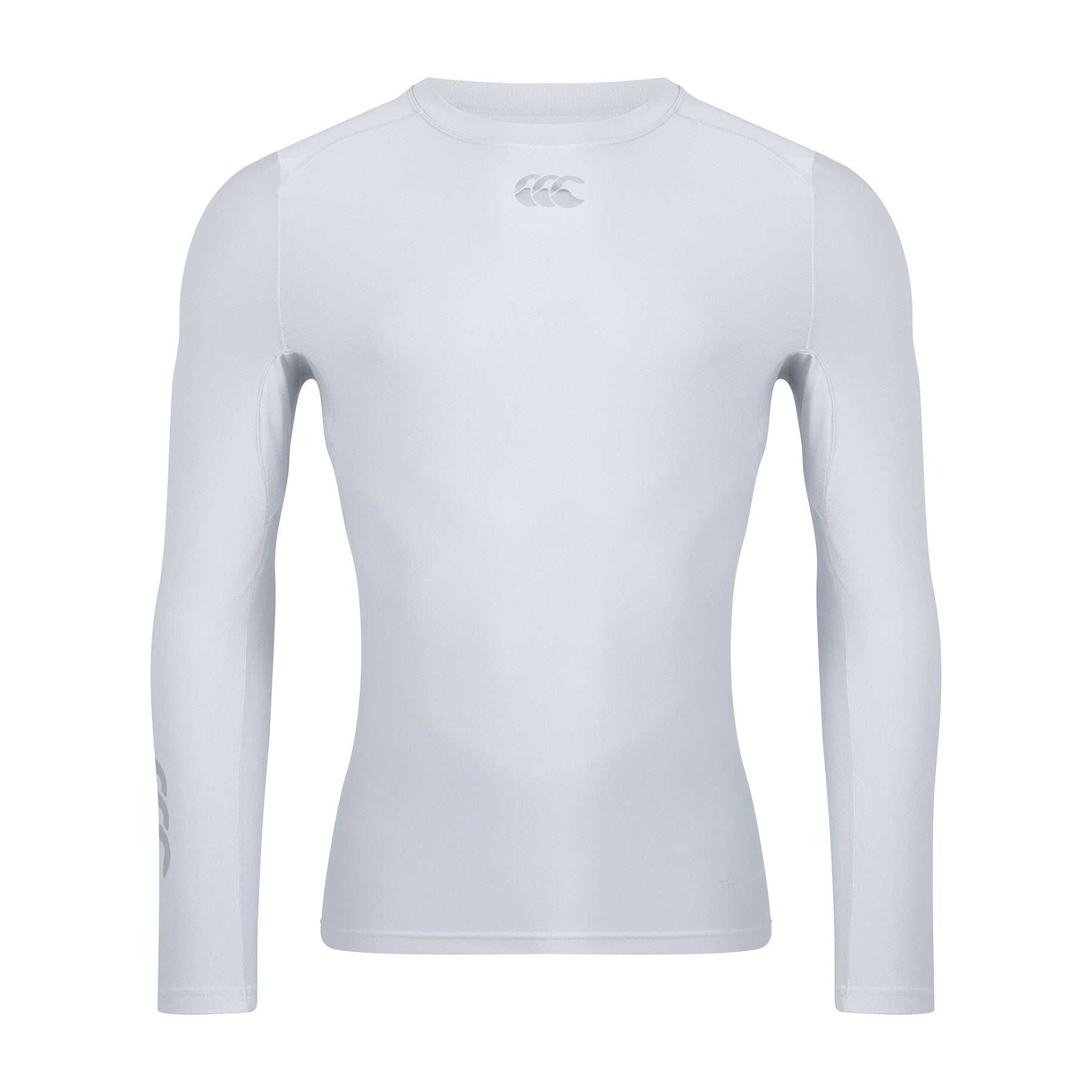 Canterbury Mens Thermoreg Long Sleeve Top: White
