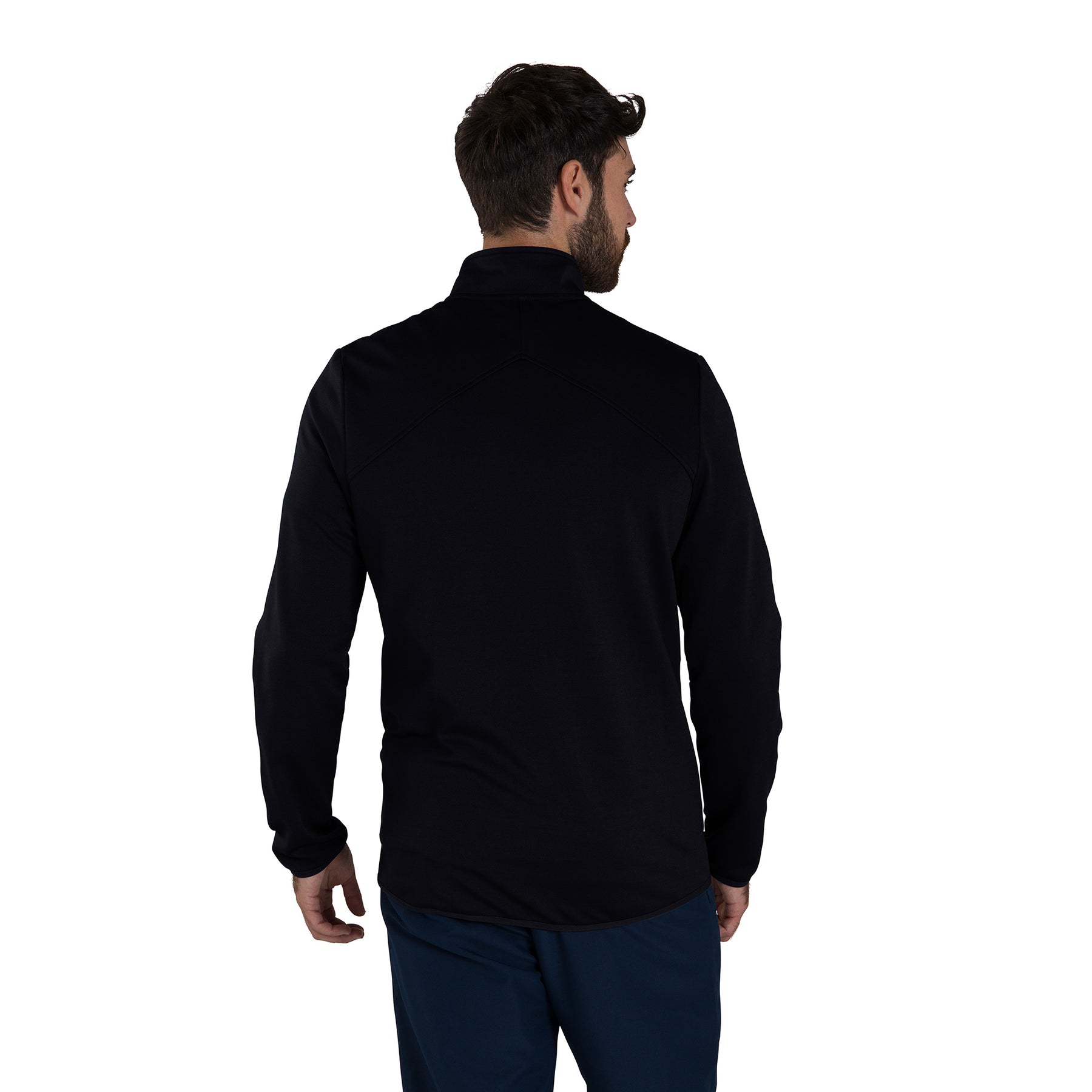 Beaconsfield RFC Canterbury Mens Club Qtr Zip Midlayer: Black