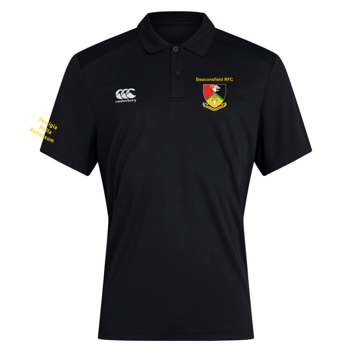 Beaconsfield RFC Canterbury Womens Club Dry Polo: Black
