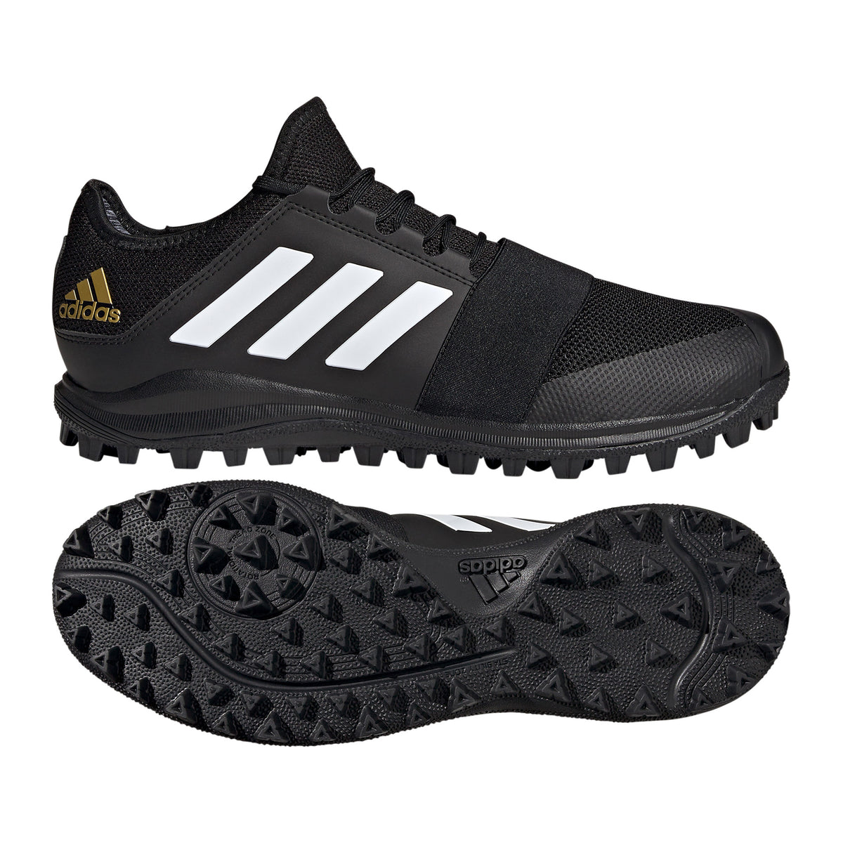 Adidas Divox Hockey Shoes: Black