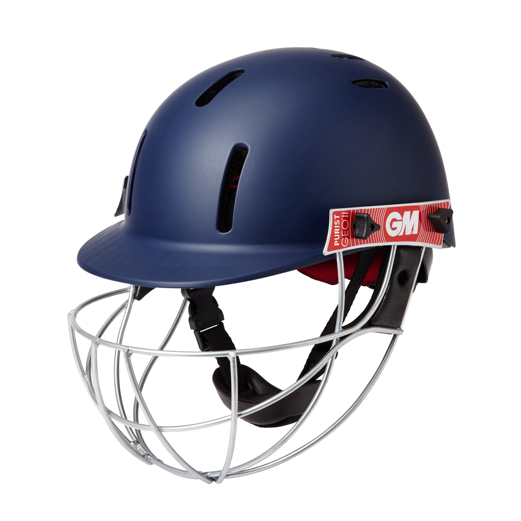 Gunn & Moore Purist Geo II Cricket Helmet: Navy