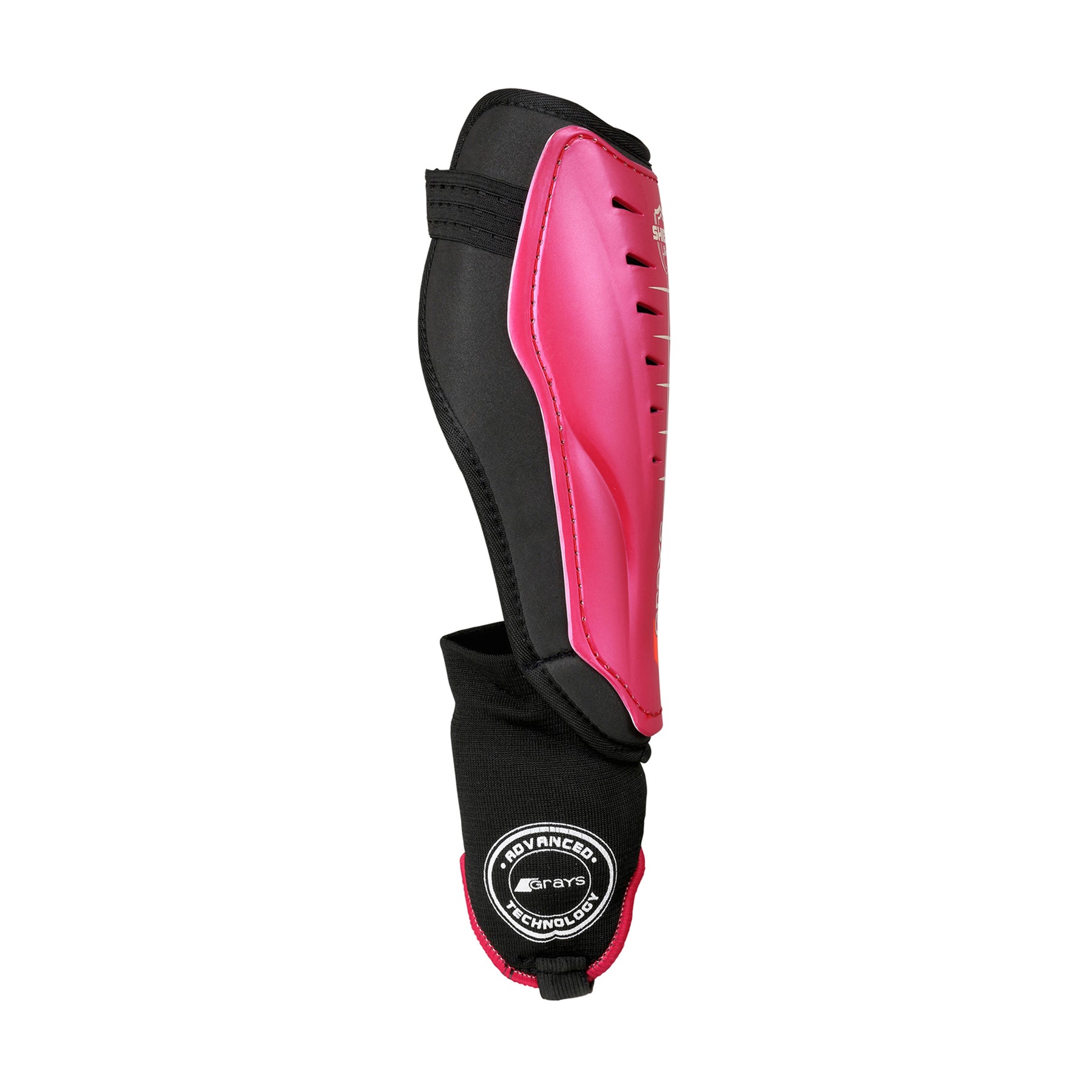 Grays Shield Hockey Shin Pads: Pink/Black