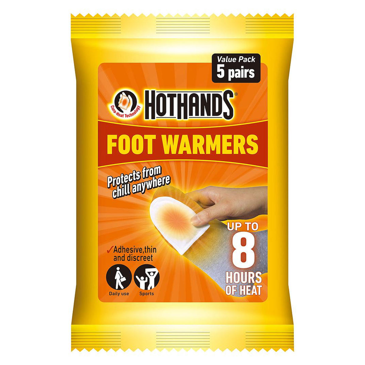 HotHands Foot/Toe Warmers - Pack of 5 pairs