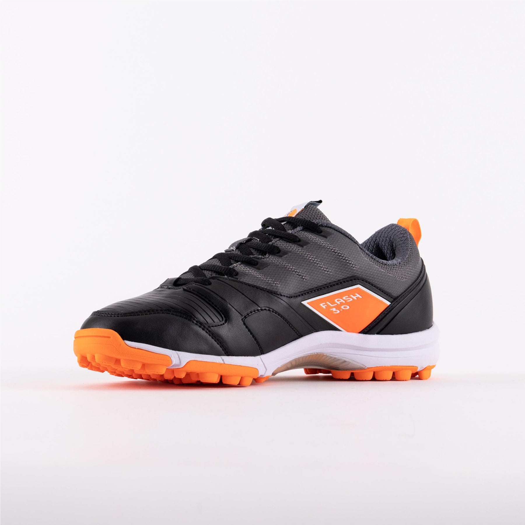 Grays Flash 3.0 Hockey Shoes: Black/Orange