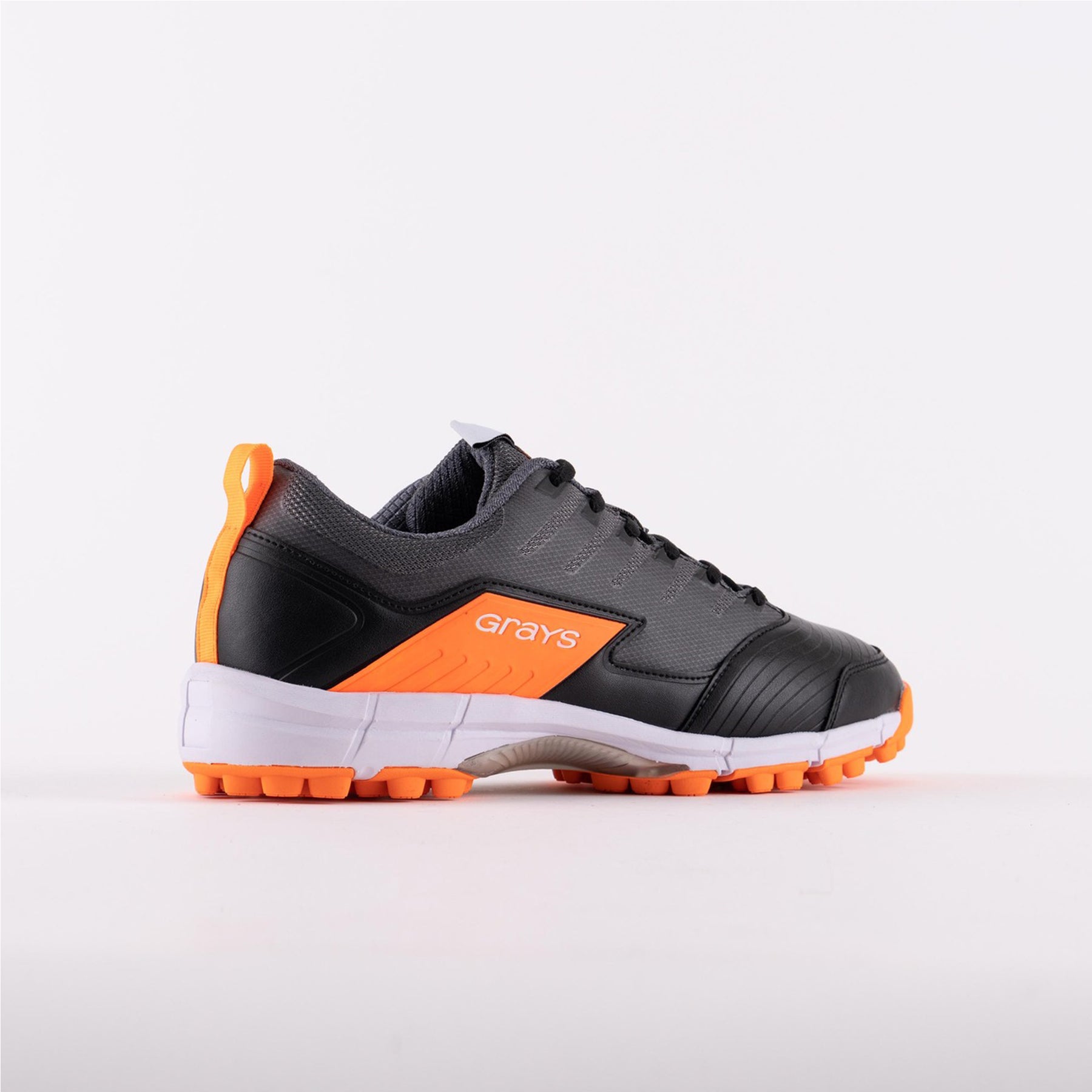 Grays Flash 3.0 Junior Hockey Shoes: Black/Orange