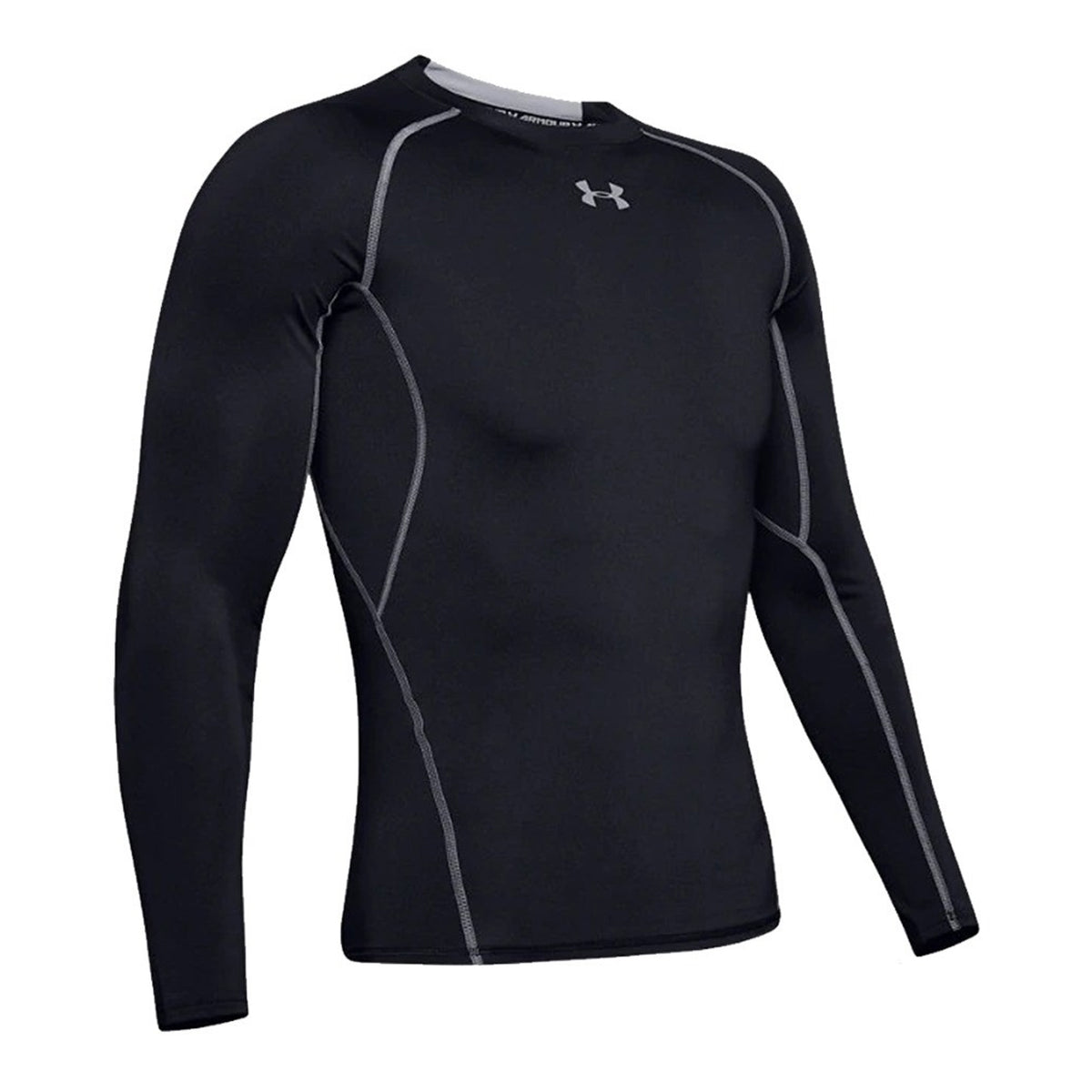 Under Armour Mens Heatgear Baselayer Crew: Black