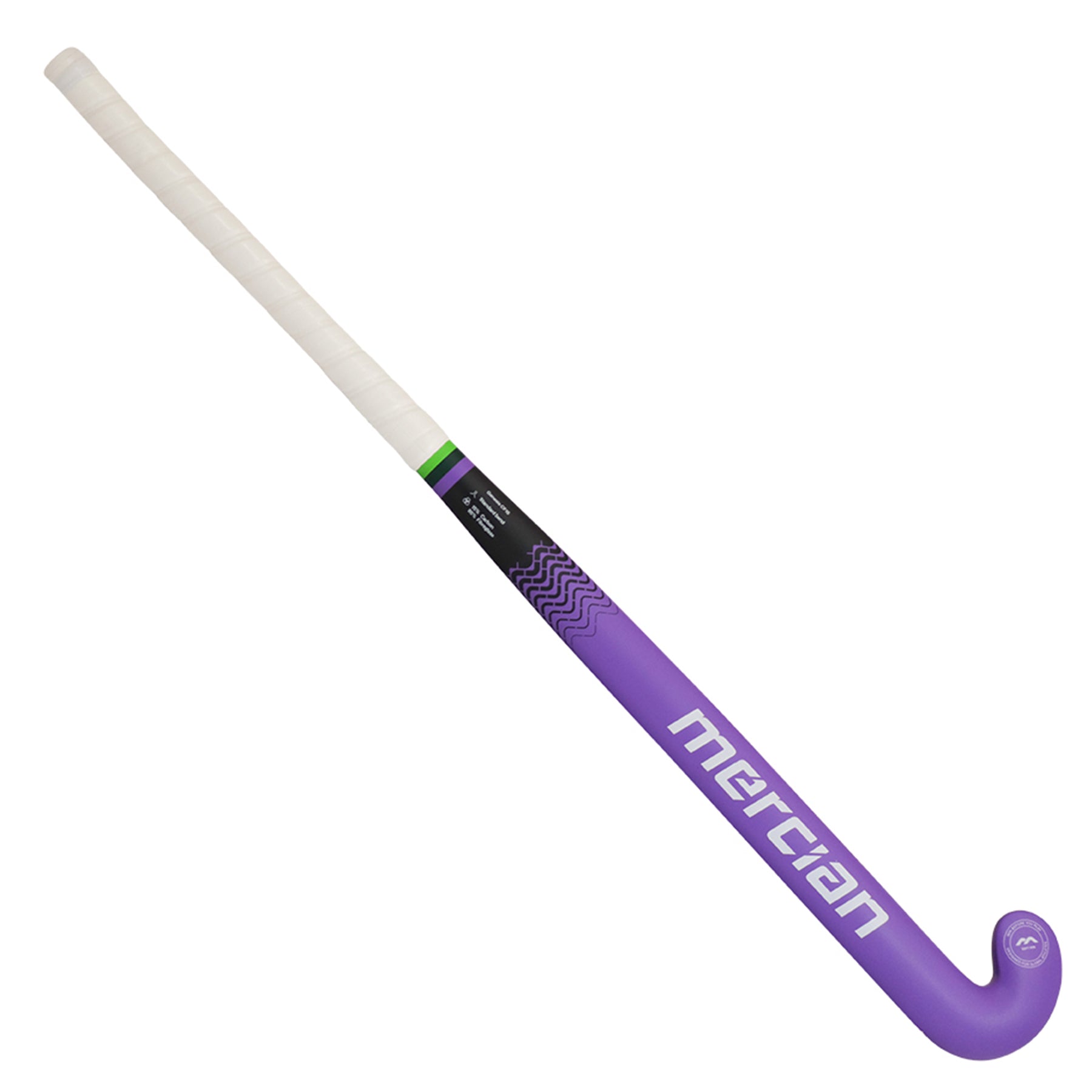 Mercian Genesis CF15 Pro Junior Hockey Stick: Black/Purple