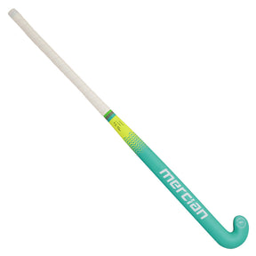 Mercian Genesis CF5 Junior Hockey Stick: Black/Green/Yellow