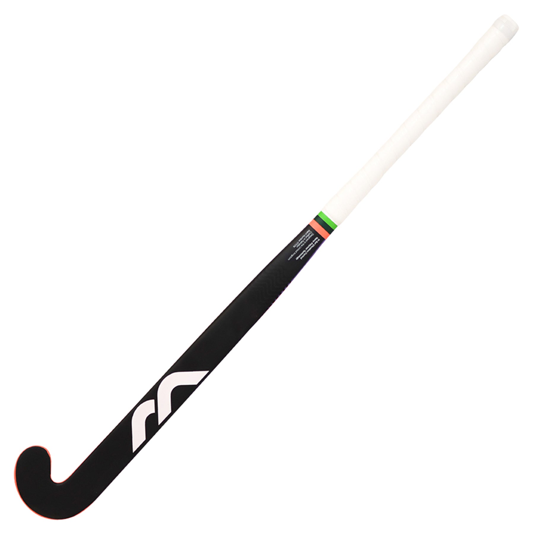 Mercian Genesis CF5 Hockey Stick: Black/Coral/Purple - 36.5L