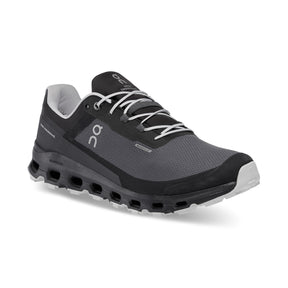 On Cloudvista Waterproof Mens Trail Shoes: Eclipse/Black
