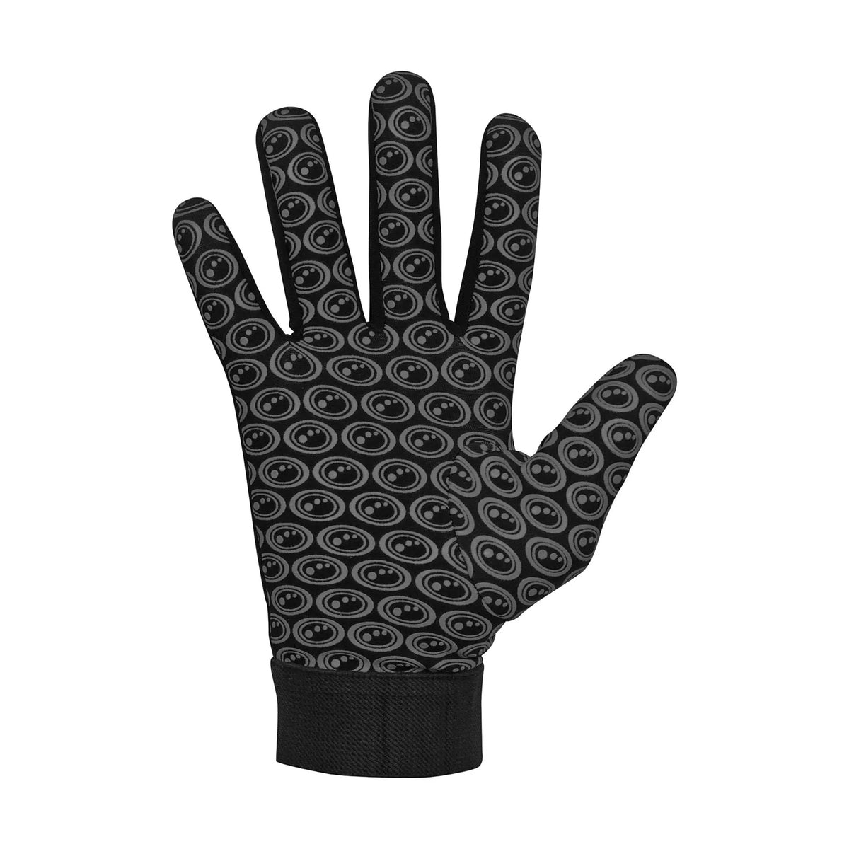 Optimum Velocity Thermal Rugby Gloves: Plain Black