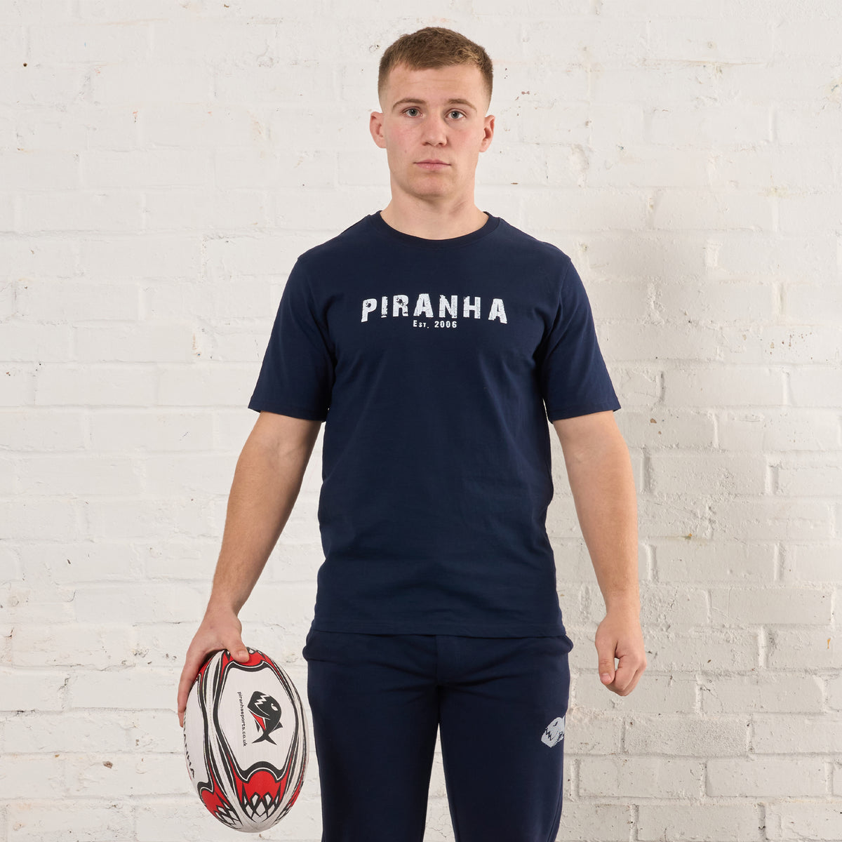 Piranha Lifestyle Heavy T-Shirt: French Navy
