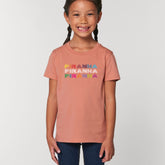 Piranha Lifestyle Kids T-Shirt: Rose Clay