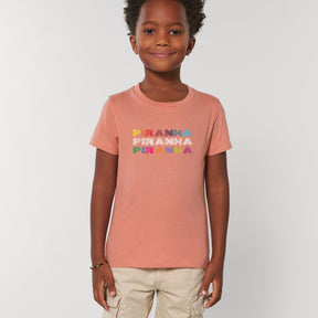 Piranha Lifestyle Kids T-Shirt: Rose Clay