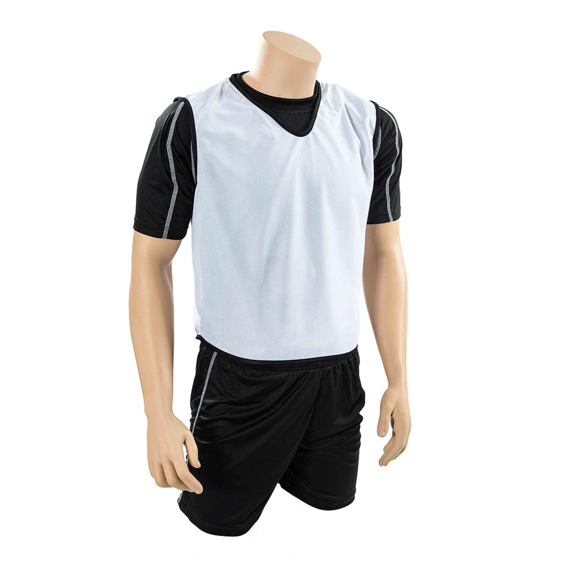 Precision Mesh Training Bib: White