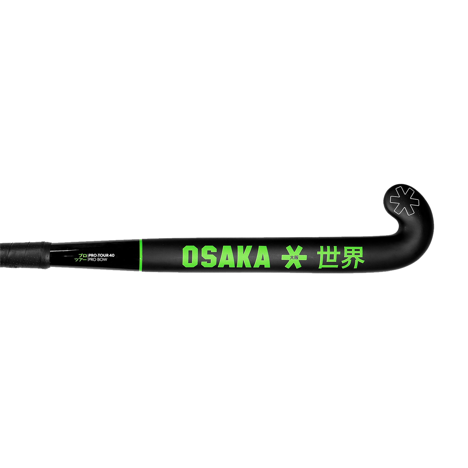 Osaka Pro Tour 40 Pro Bow Hockey Stick 2022: Iconic Black