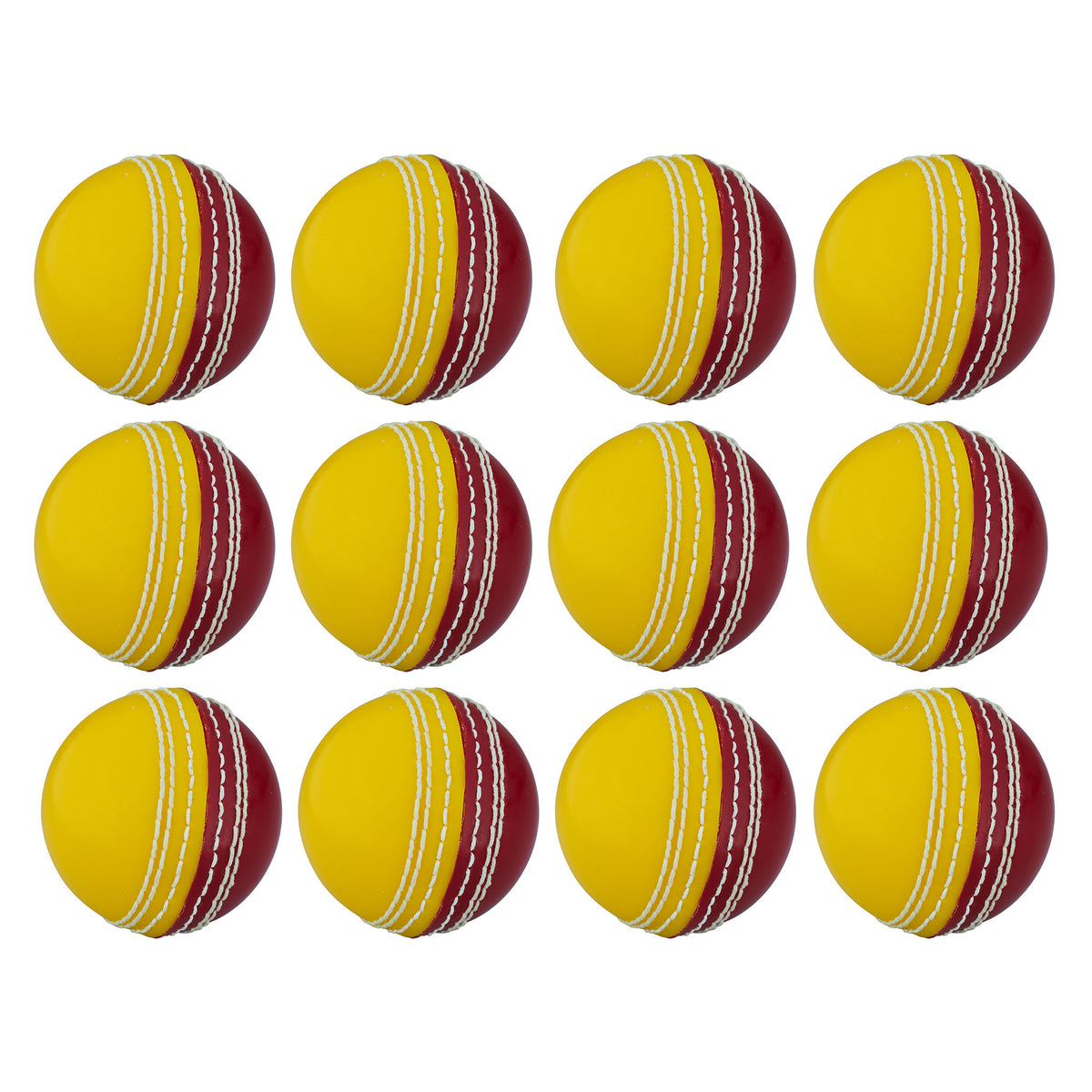 Readers Supaball Junior Cricket Ball Box of 12: Red/Yellow