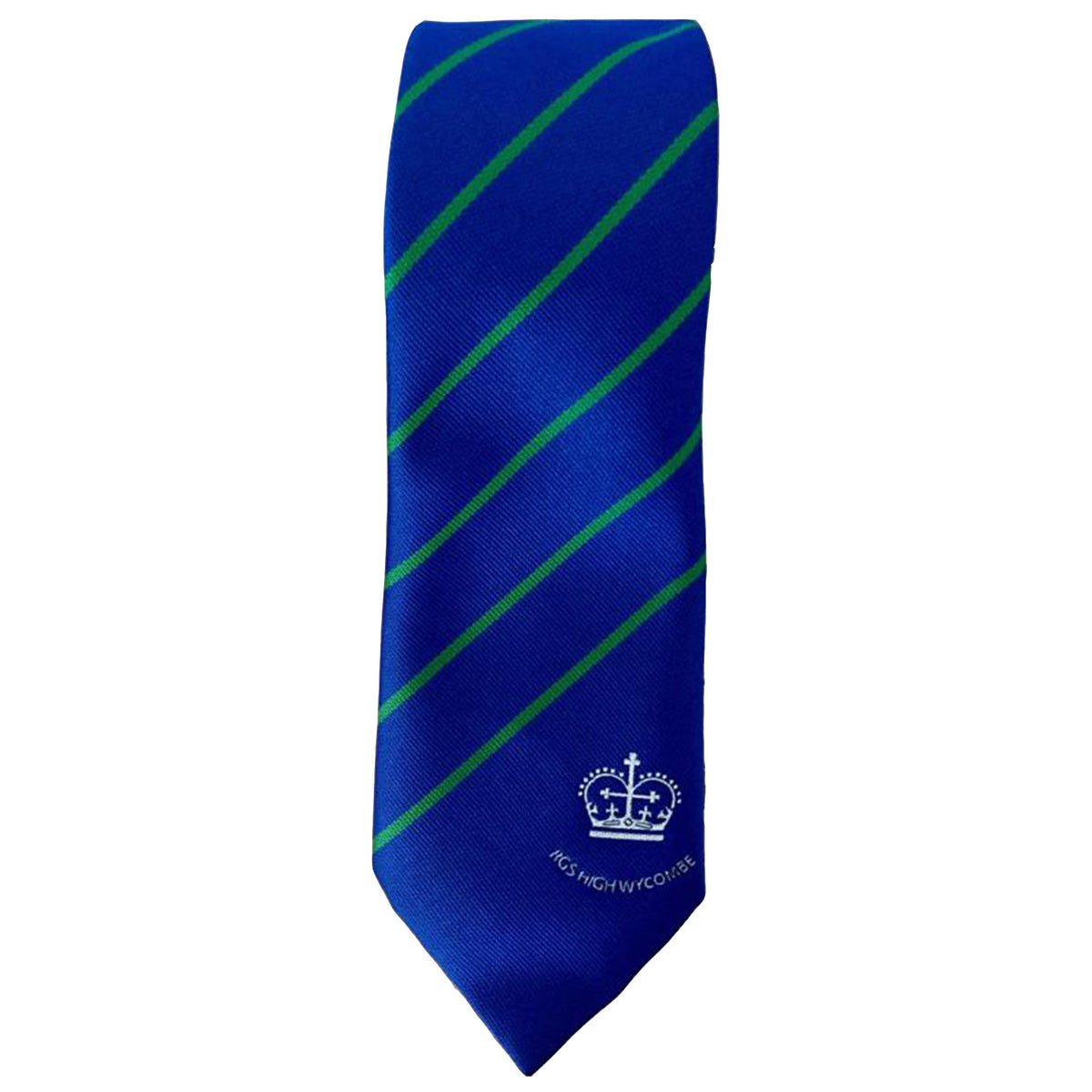 Royal Grammar School Tie Yr10/11: Sapphire/Emerald