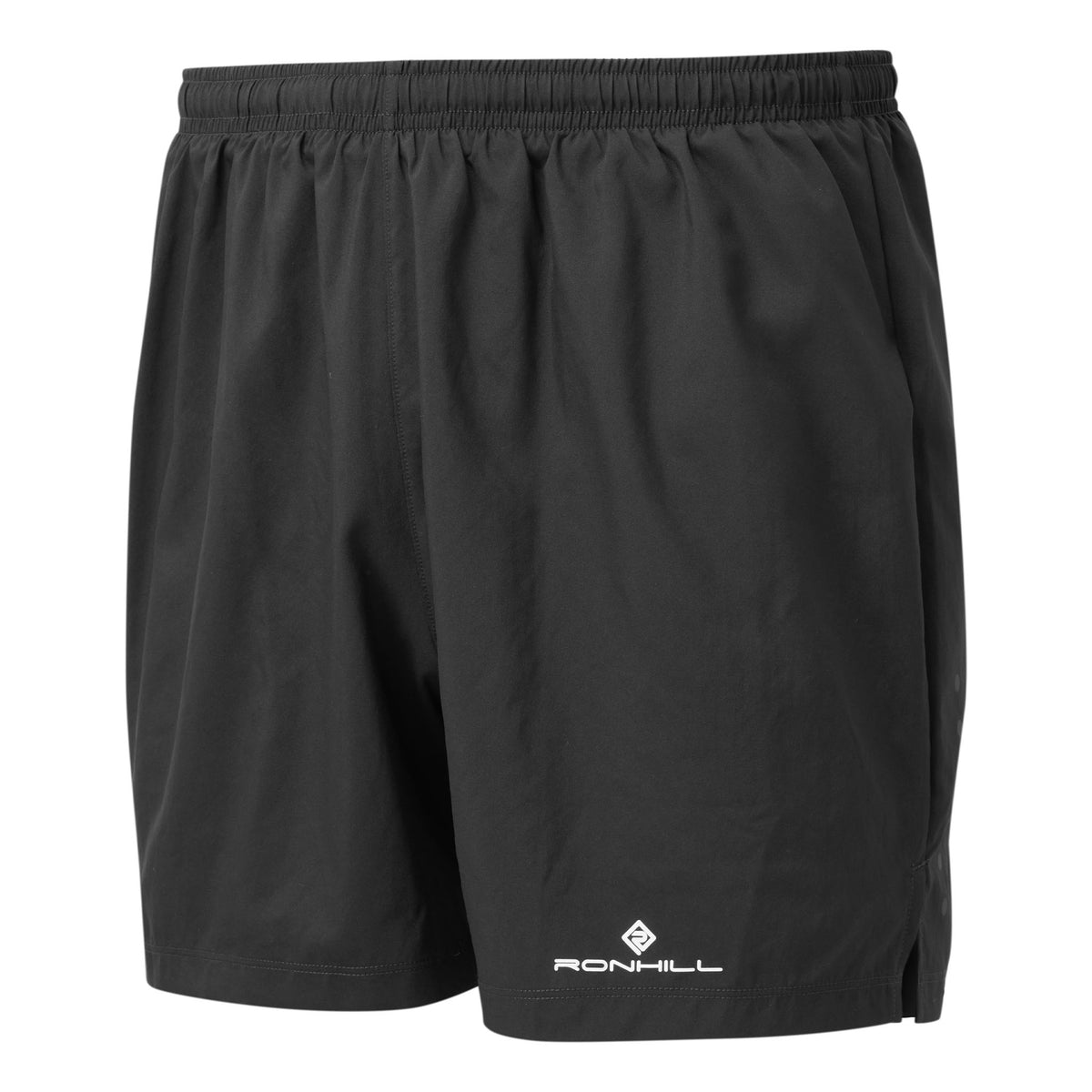 Ronhill Mens Core 5inch Shorts: Black/Bright White
