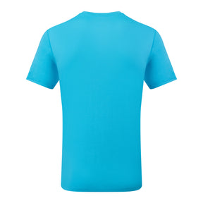Ronhill Mens Core Short Sleeve Tee: Cyan/Acid Lime