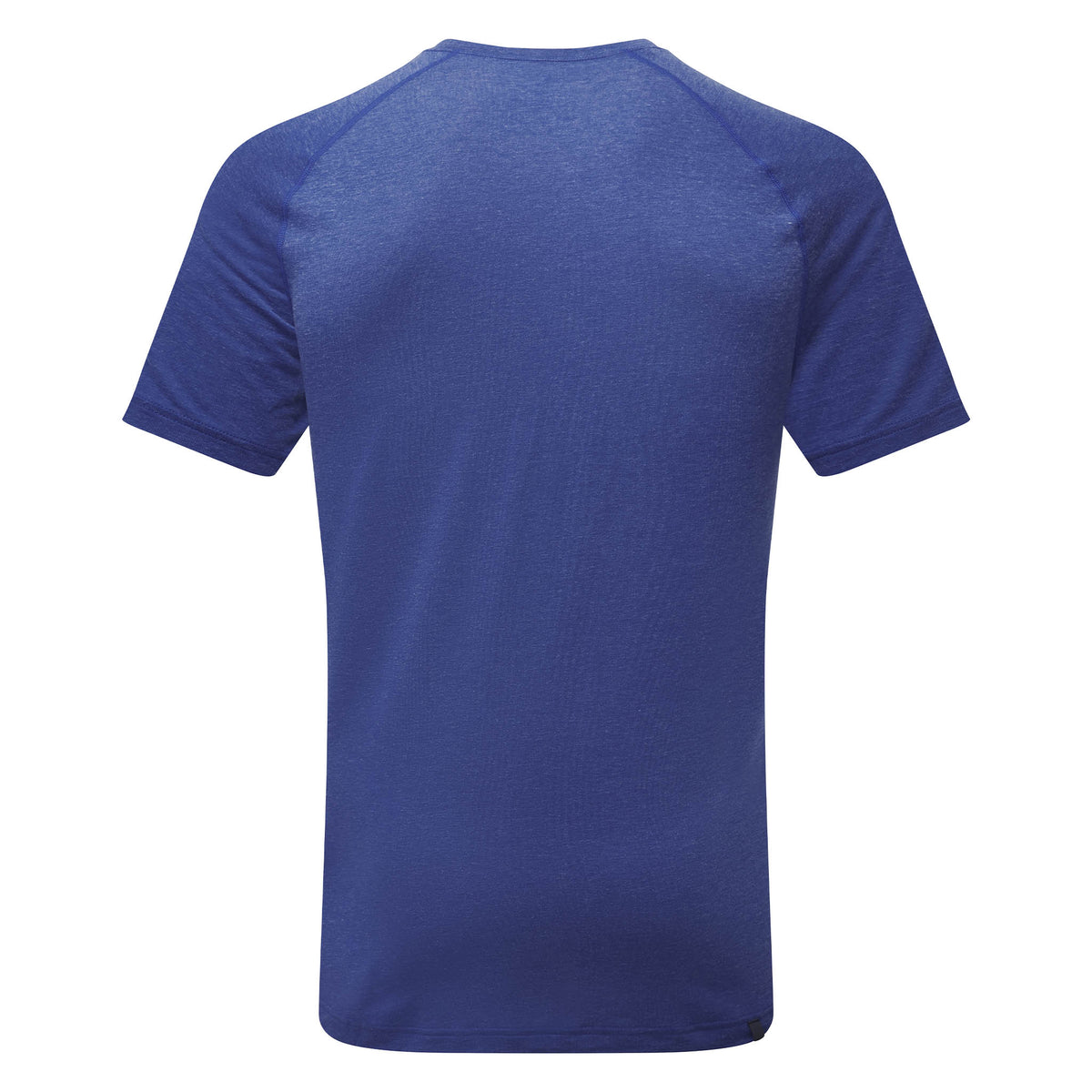 Ronhill Mens Life Tencel Short Sleeve Tee: Dark Cobalt Marl/Flame