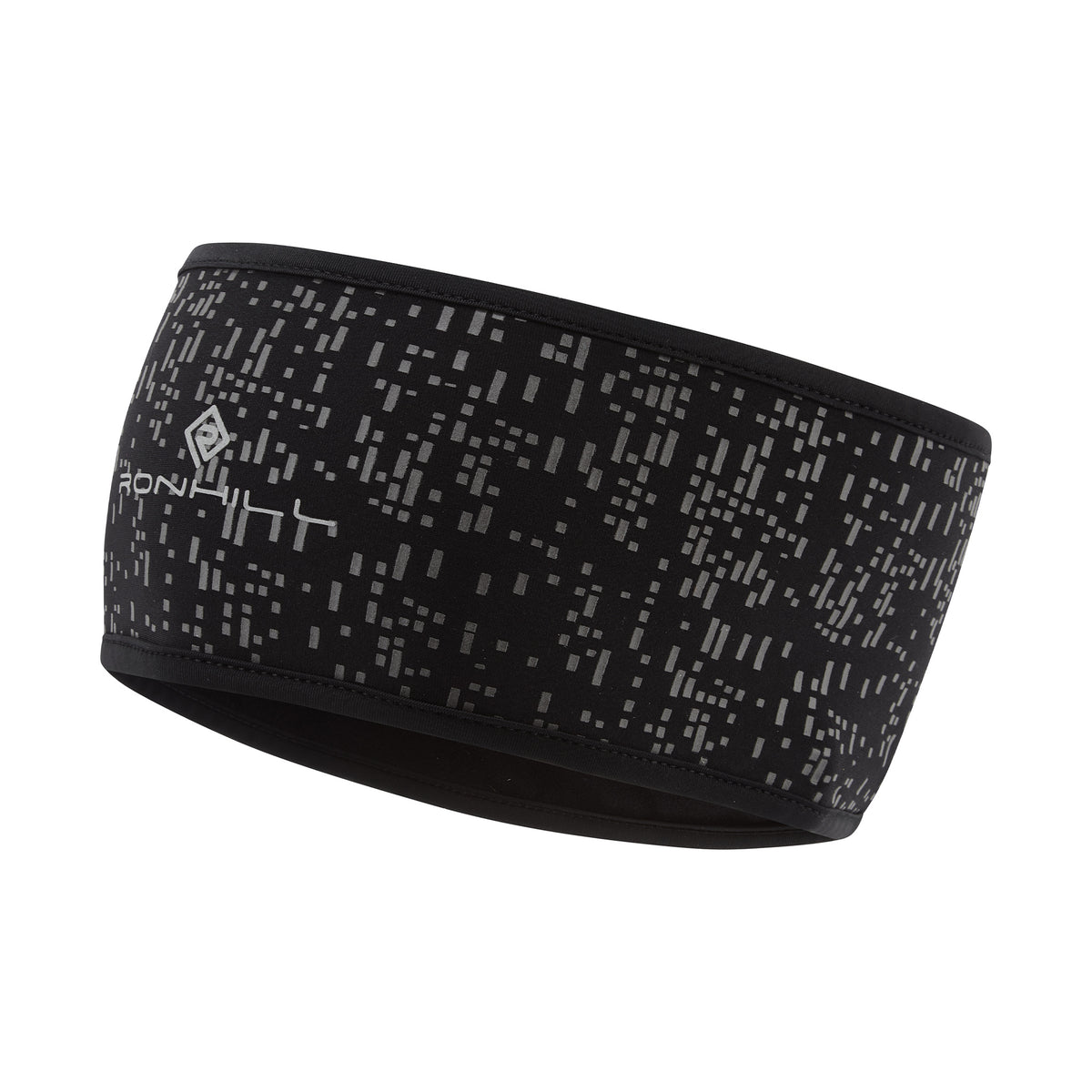 Ronhill Nightrunner Headband: Black/Reflect
