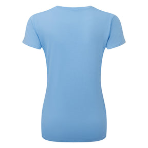 Ronhill Womens Core Short Sleeve Tee: Cornflower Blue/Bright White