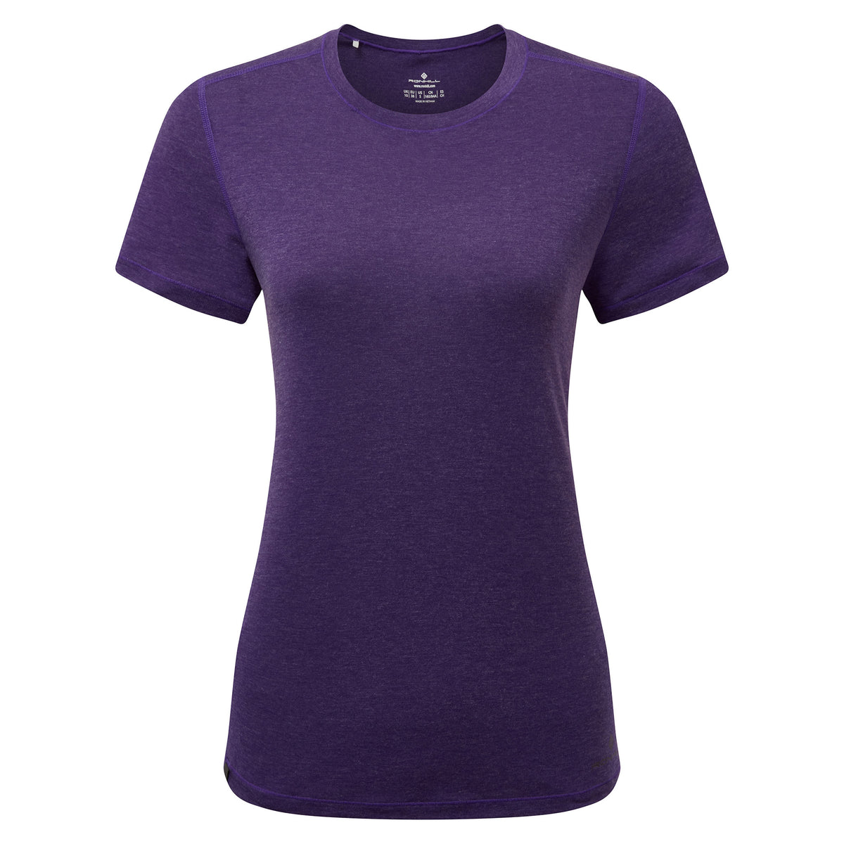 Ronhill Womens Life Tencel Short Sleeve Tee: Imperial Marl/Ultraviolet