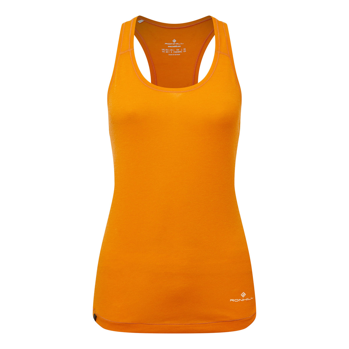 Ronhill Womens Life Tencel Vest: Spice Marl/Vanilla