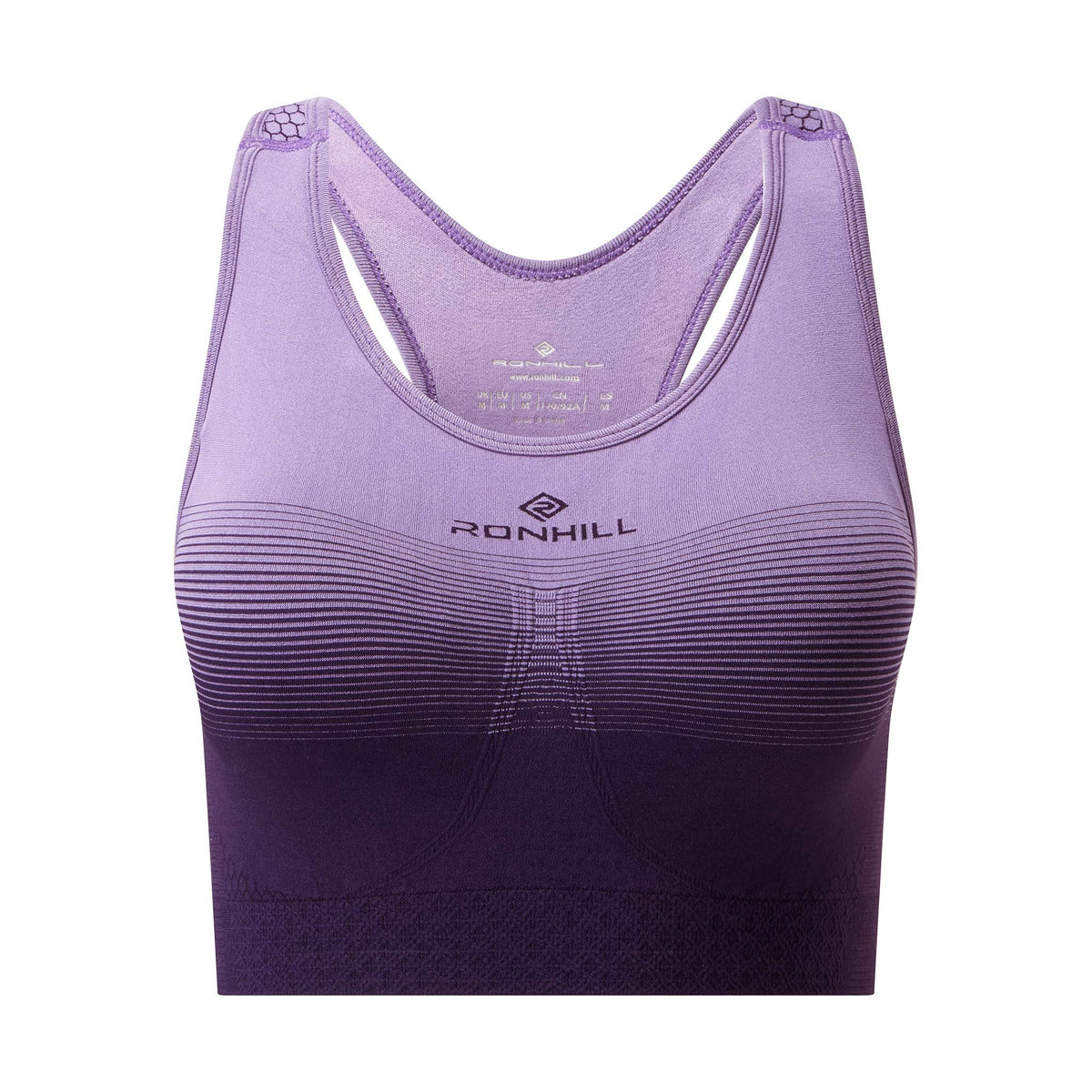 Ronhill Womens Seamless Bra: Ultraviolet/Imperial