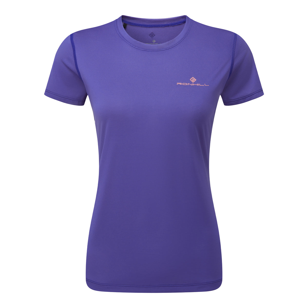 Ronhill Womens Tech Short Sleeve Tee: Indigo/Blush