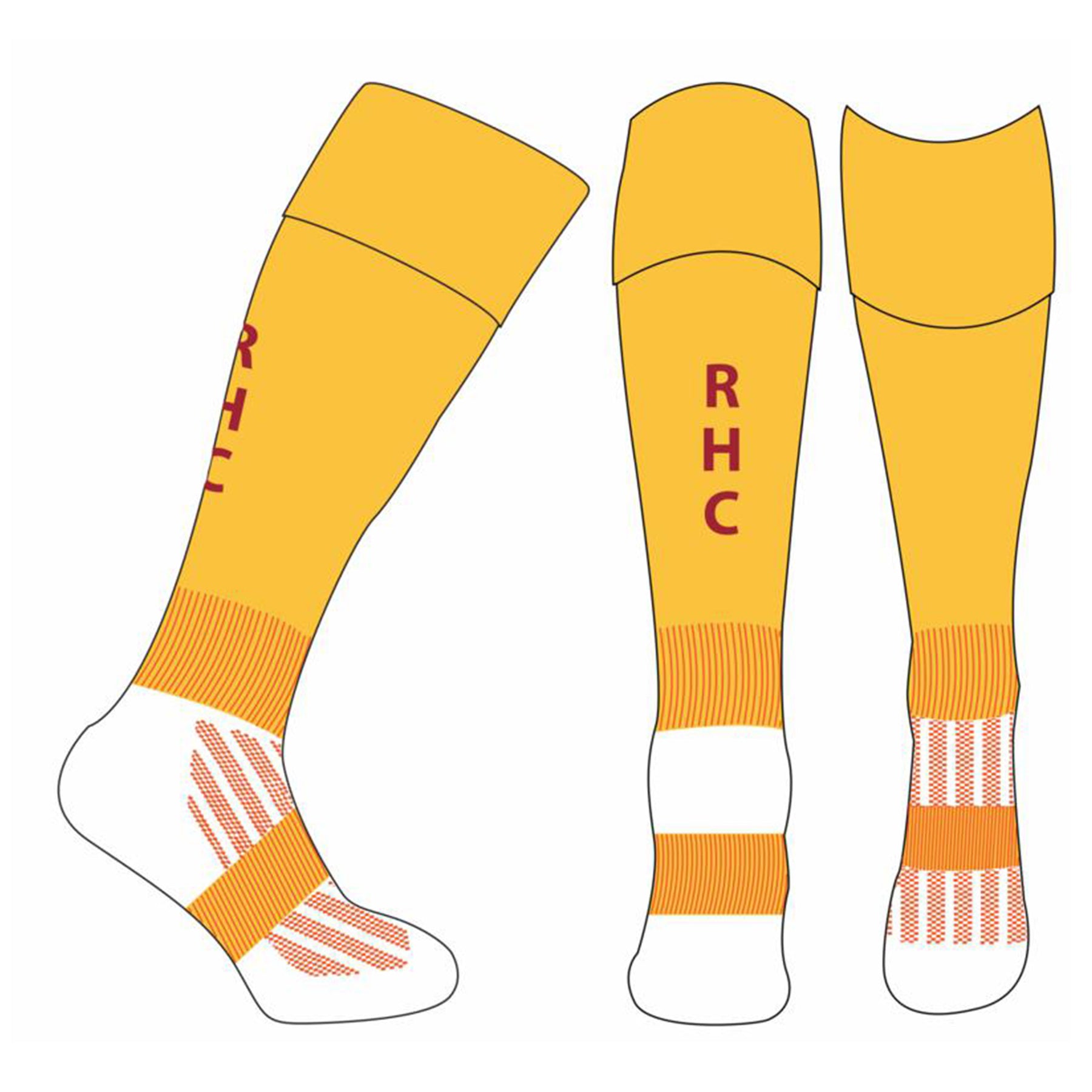 Rickmansworth HC Amber Sock