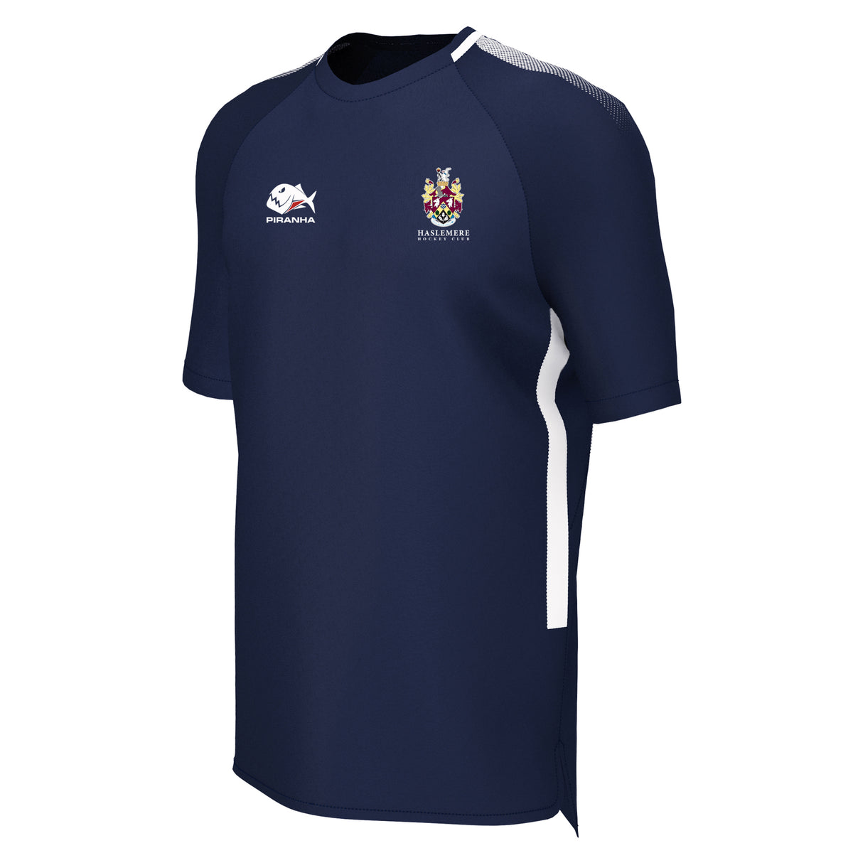 Haslemere HC Piranha Edge Pro Training Tee: Navy/White