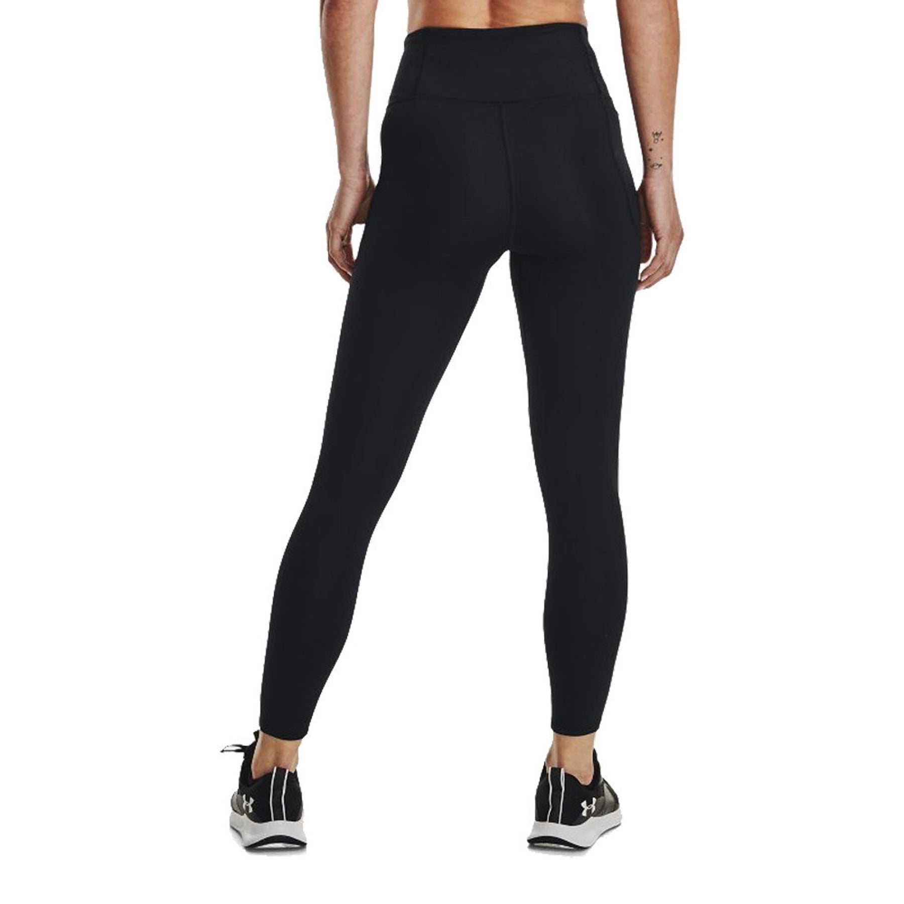 Under Armour Womens Motion Leggings: Black/Jet Grey