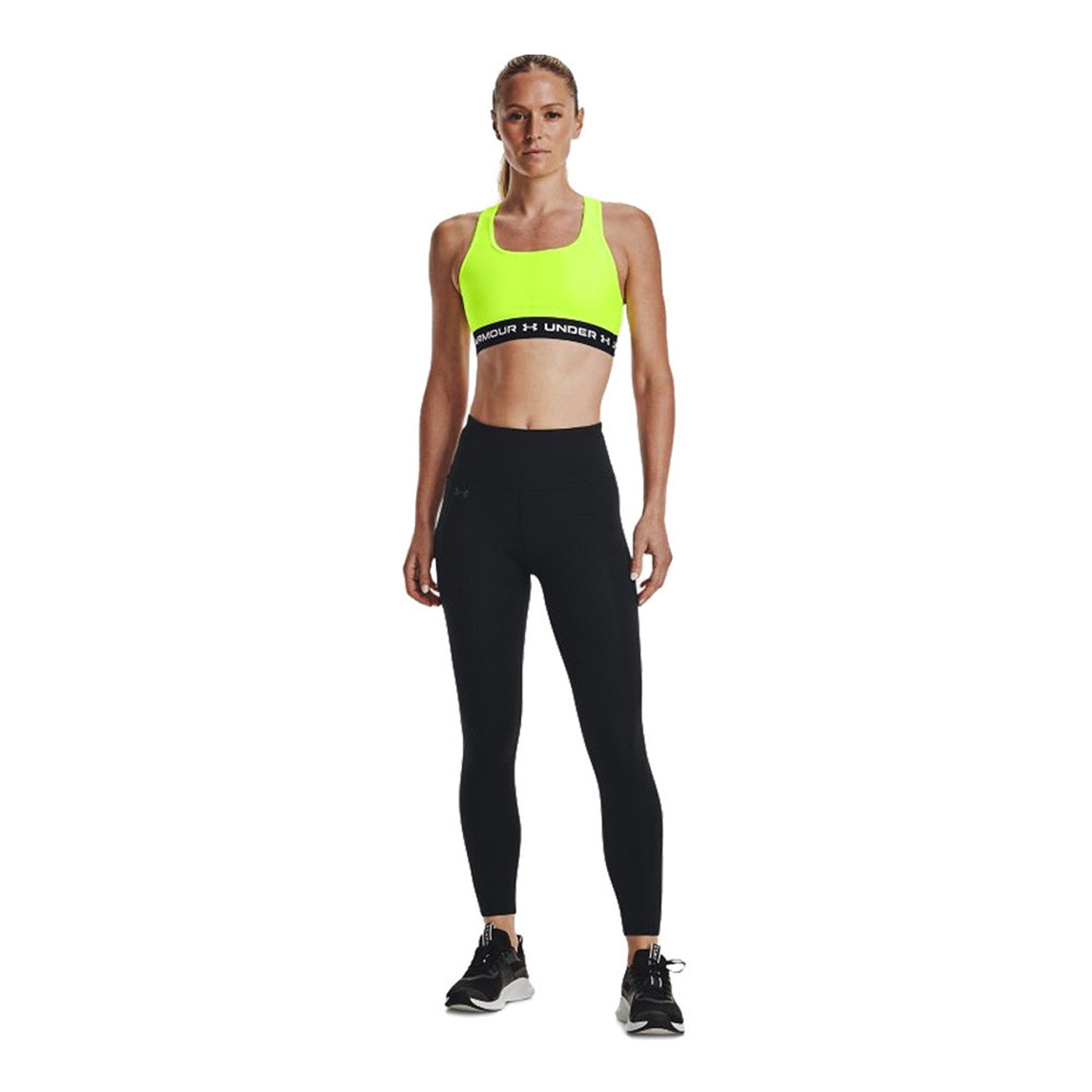 Under Armour Womens Motion Leggings: Black/Jet Grey