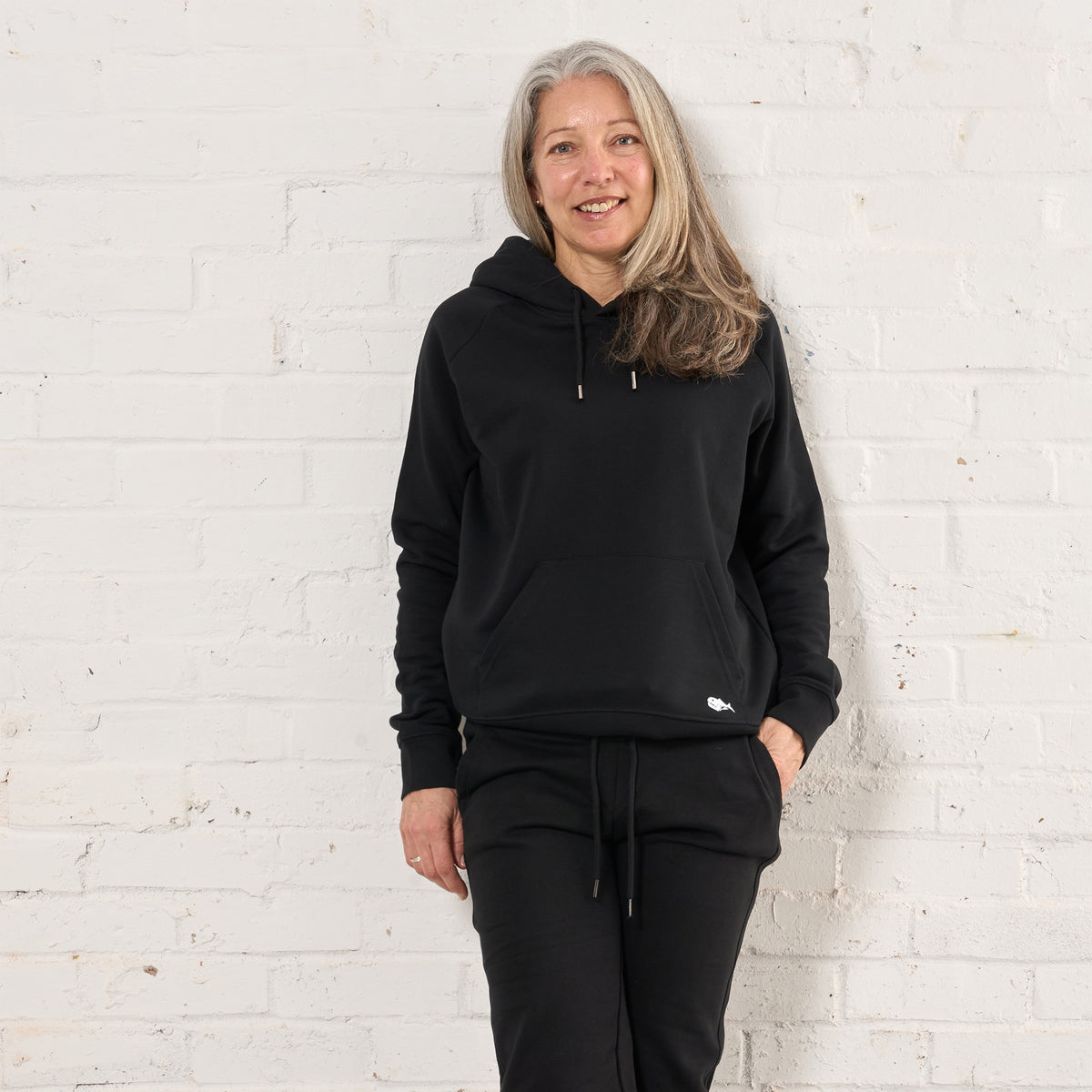Piranha Lifestyle Womens Hoodie: Black