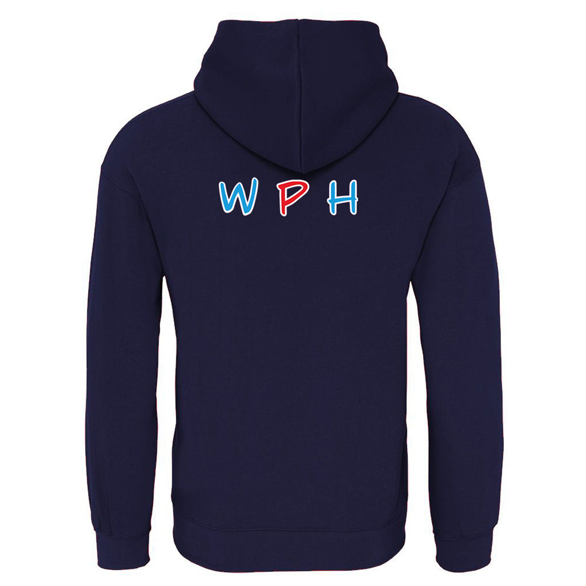 Wycombe Phoenix Harriers AC Contrast Hoodie: Navy/Light Blue