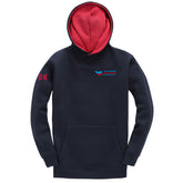 Wycombe Phoenix Harriers AC Contrast Hoodie: Navy/Red